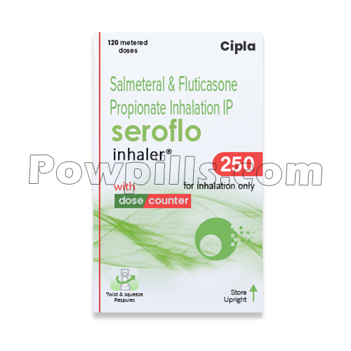 Seroflo Inhaler 250 Mcg (Salmeterol/Fluticasone) 1 Seroflo Inhaler 250 Mcg