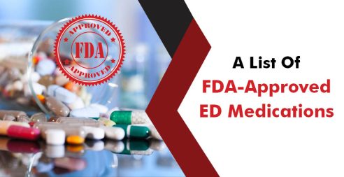 A List Of FDA-Approved Erectile Dysfunction Medications