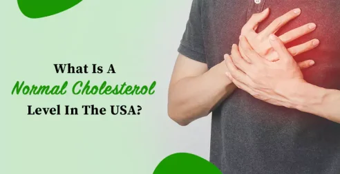 What is a normal cholesterol level in the USA