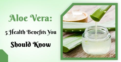 Aloe Vera- 5 Health Benefits