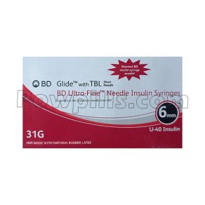 BD Insulin Syringes U40 31G 6mm