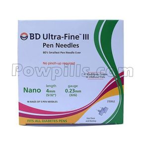 BD Ultra-Fine III Pen Needles 4MM 32G