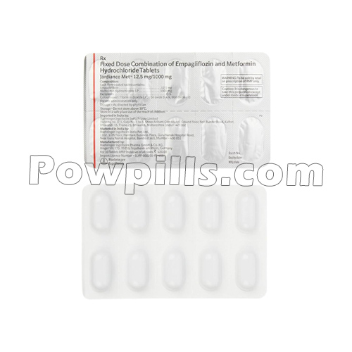 Jardiance Met 12.5mg/1000mg (Empagliflozin/Metformin) 1 Jardiance Met 12.5mg/1000mg