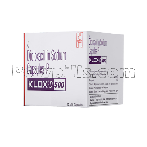 Klox D 500mg (Dicloxacillin) 1 Klox D 500mg