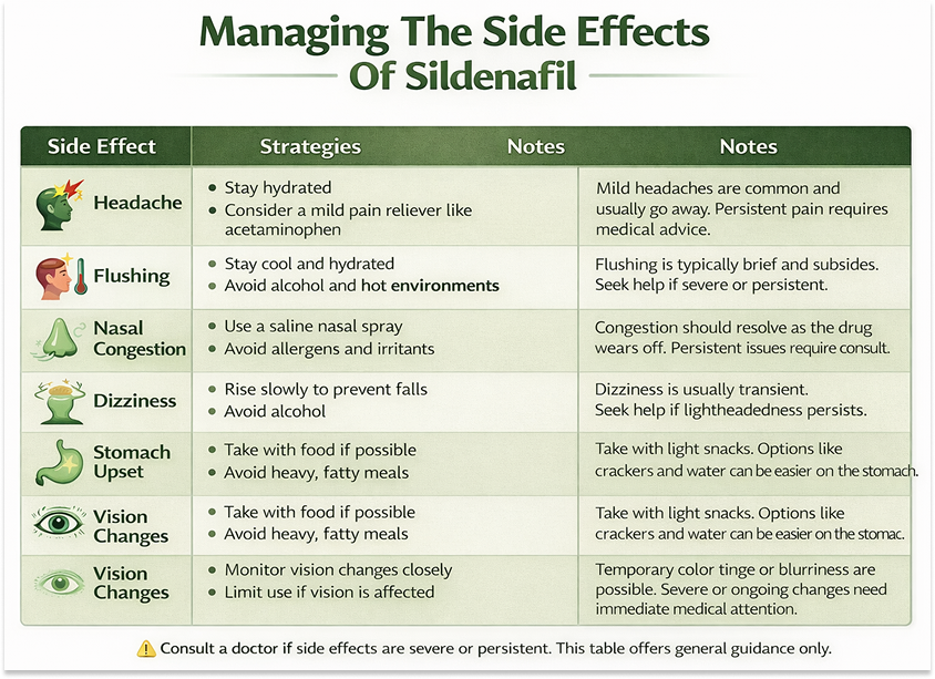 Side Effects Of Sildenafil