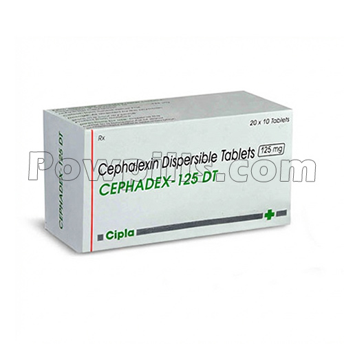 Cephalexin dispersible 125 Mg