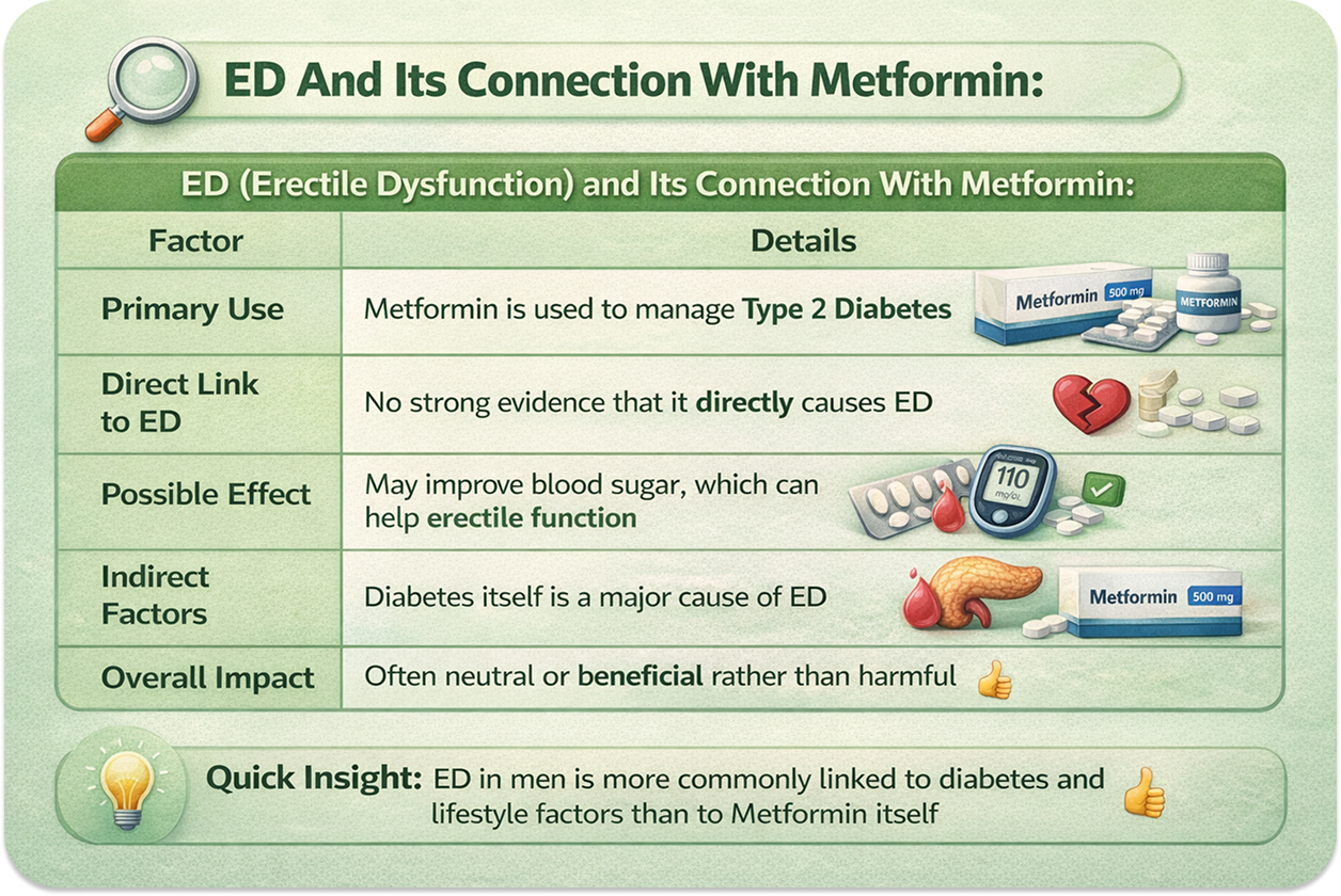 ED and Metformin 